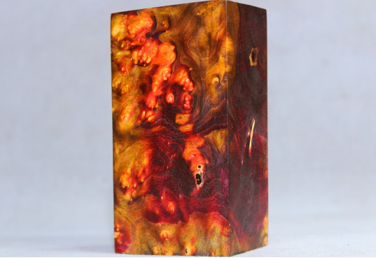 Stabilized Maple Burl Wood Mod Block